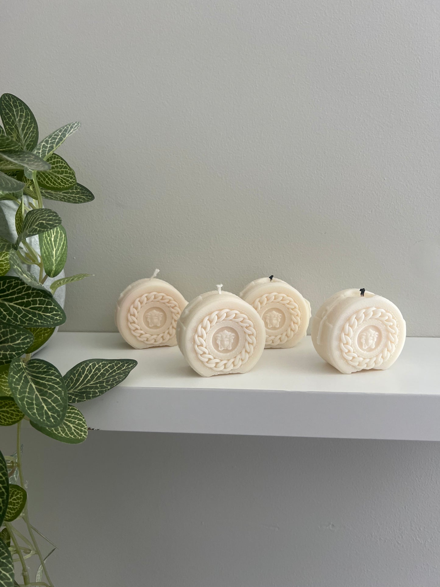 Mini Versace bag candle