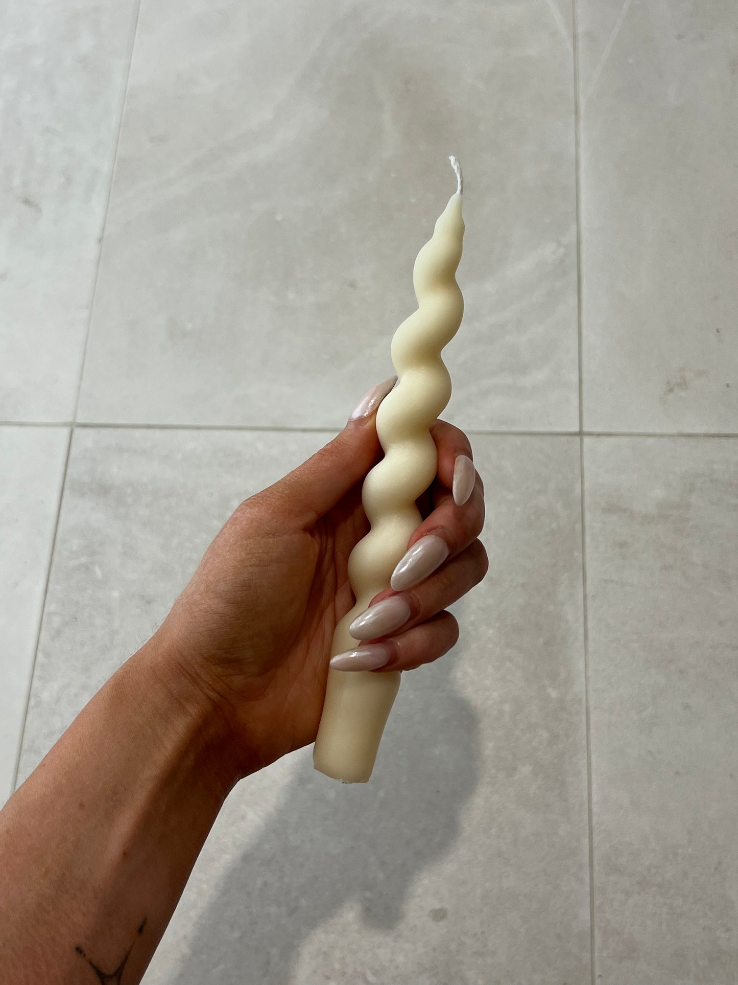 Twisty candle