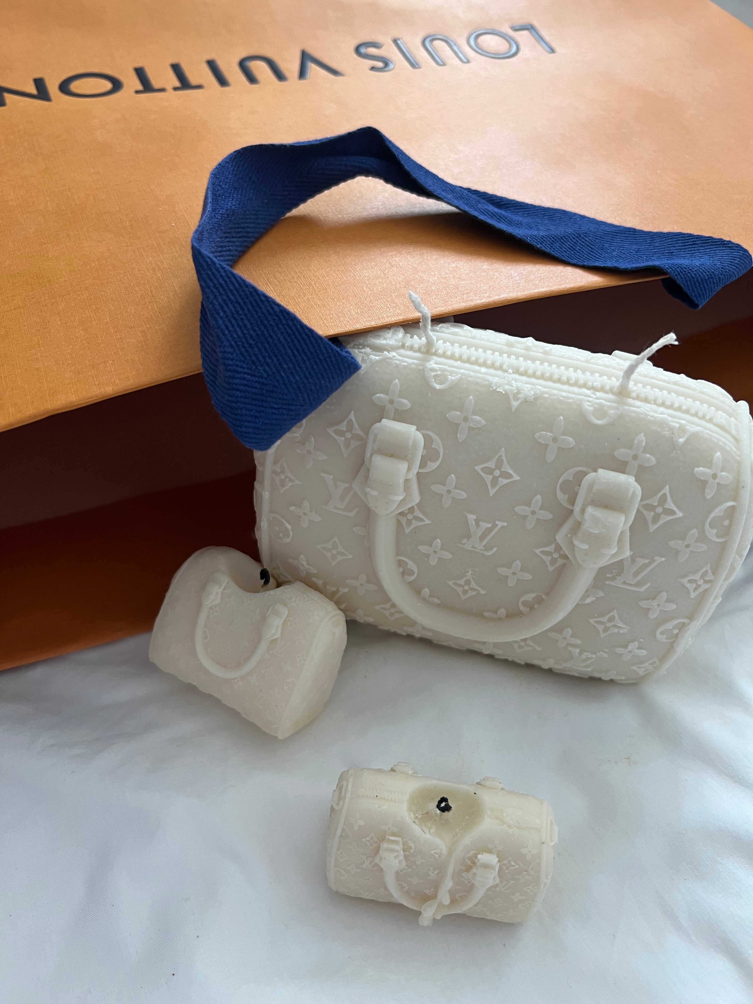 Mini LV Speedy bag candle