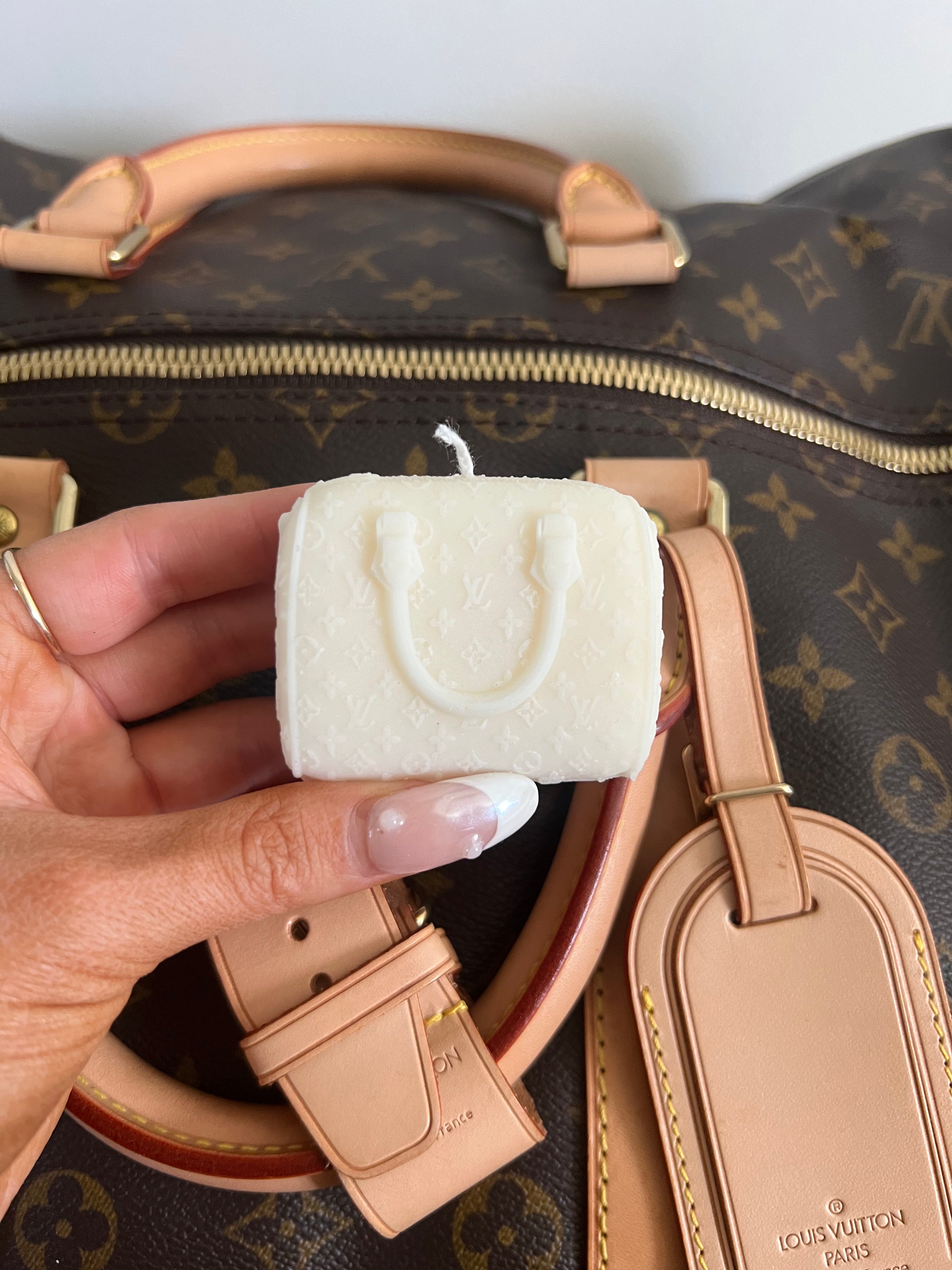 Mini LV Speedy bag candle