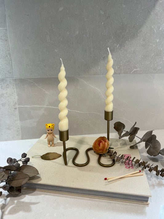 Twisty candle
